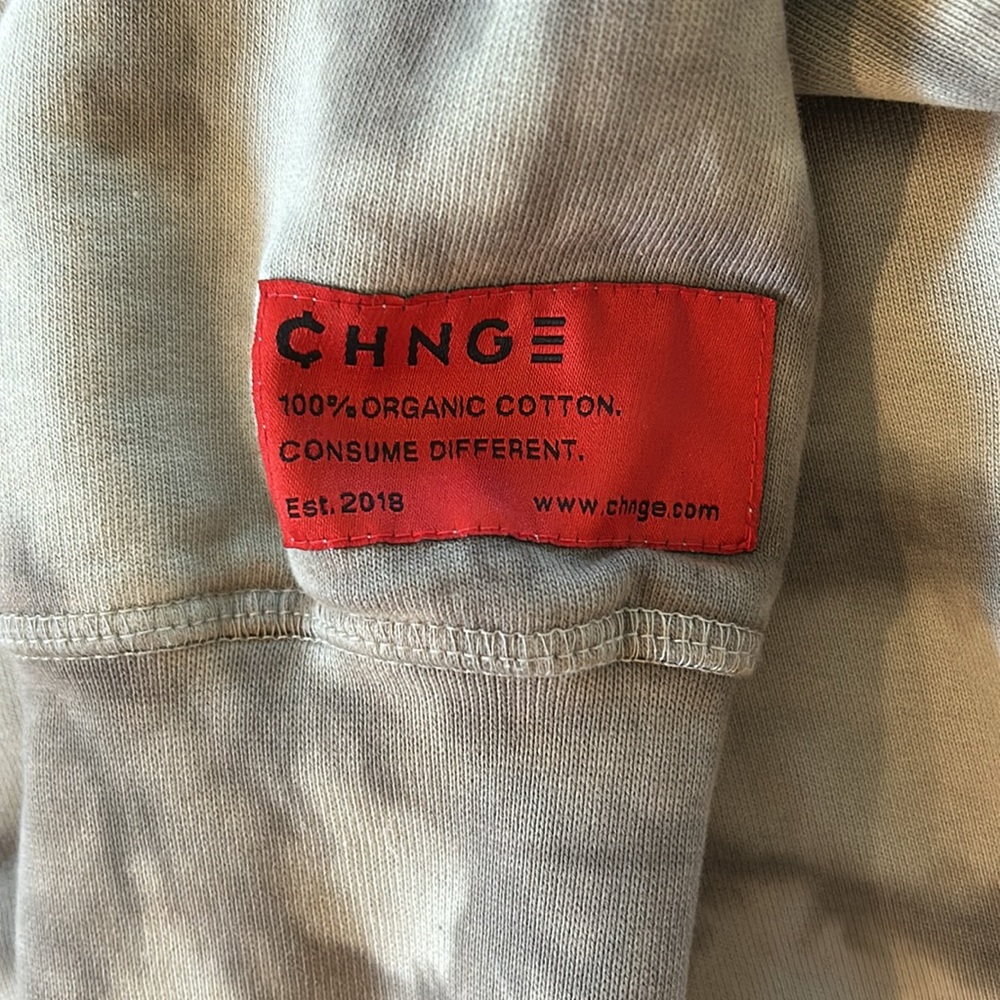 CHNGE Tie-Dye Hoodie in Olive Green and Charcoal - Picture 5 of 9